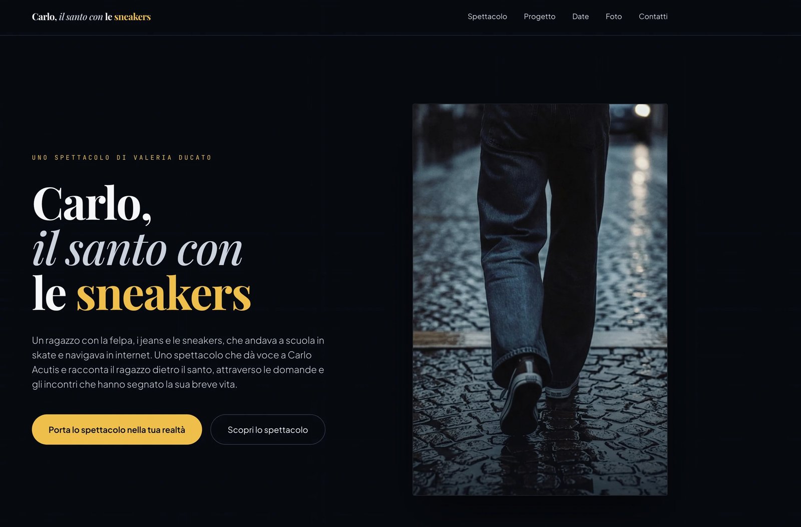 Carlo, il santo con le sneakers